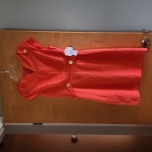 Liz Claiborne embossed cotton sheath